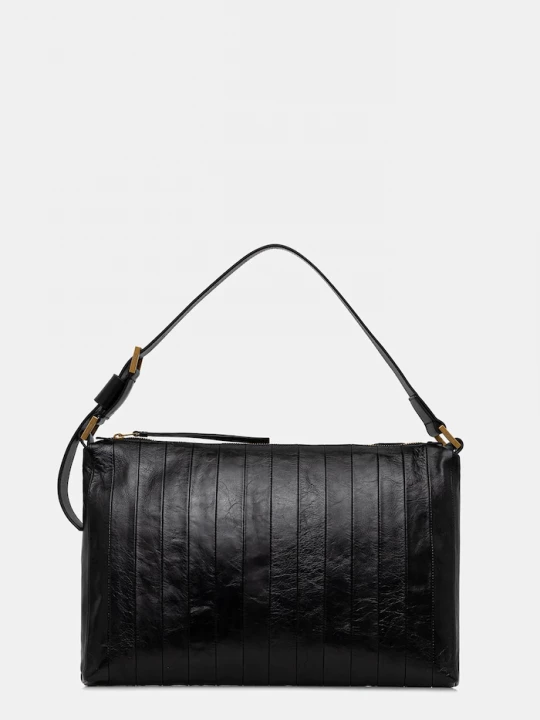 Obrázek produktu AllSaints Kožená kabelka AllSaints černá