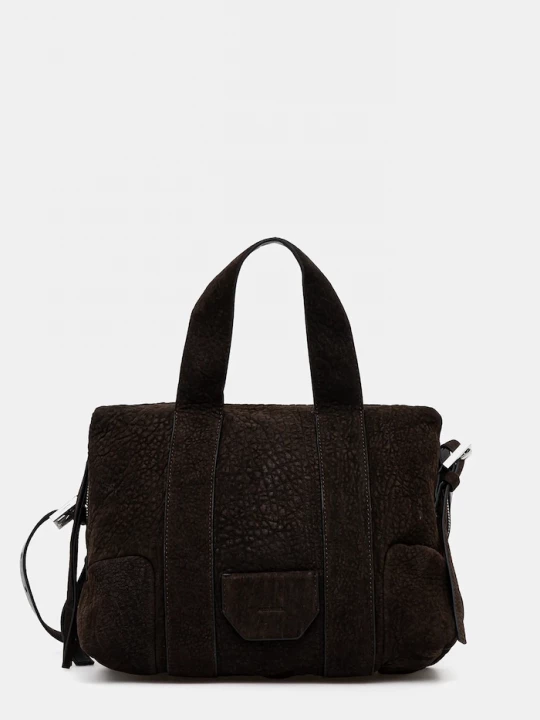 Obrázek produktu AllSaints Kožená kabelka AllSaints hnědá