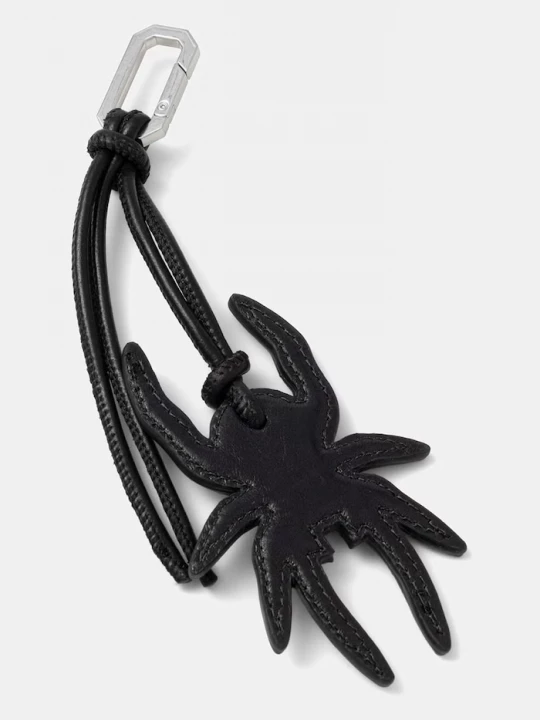 Obrázek produktu AllSaints Kožená klíčenka AllSaints SPIDER černá