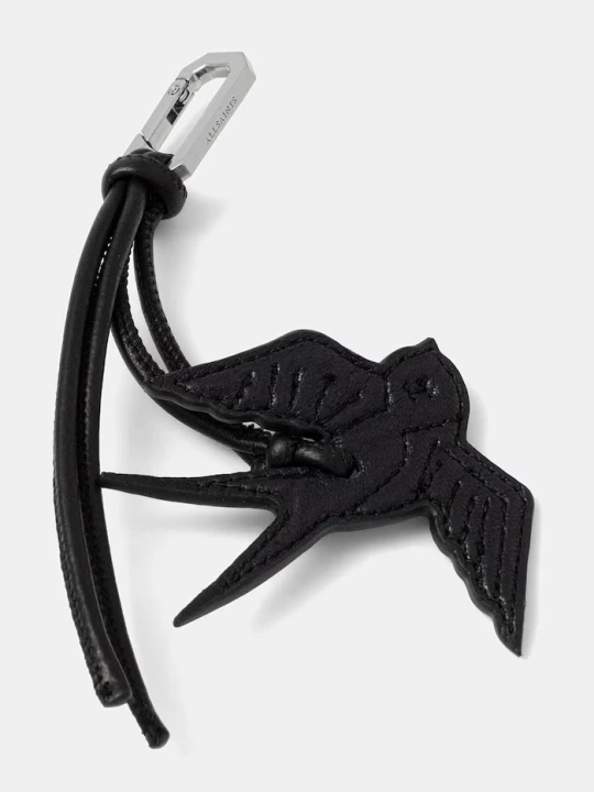Obrázek produktu AllSaints Kožená klíčenka AllSaints SWALLOW černá