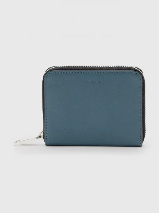 Obrázek produktu AllSaints Kožená peněženka AllSaints LENA HEX modrá