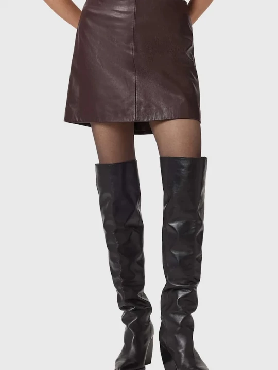 Obrázek produktu AllSaints Kožená sukně AllSaints RENAI