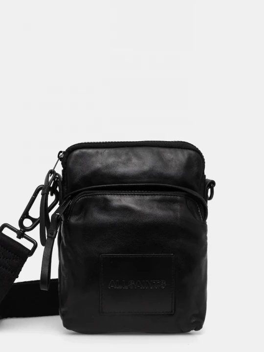 Obrázek produktu AllSaints Kožená taška AllSaints FALCON černá