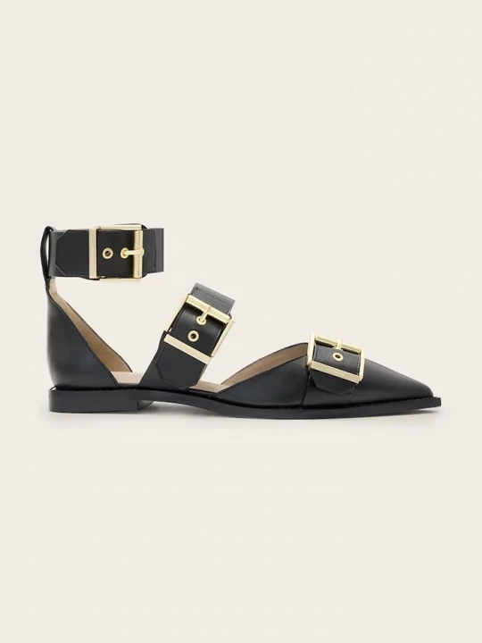Obrázek produktu AllSaints Kožené baleríny AllSaints Sutton Shoe černá
