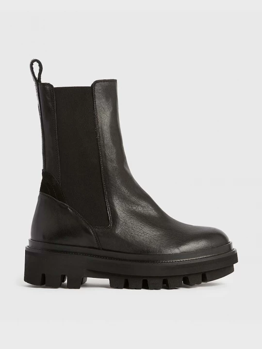 Obrázek produktu AllSaints Kožené kotníkové boty AllSaints Billie černá