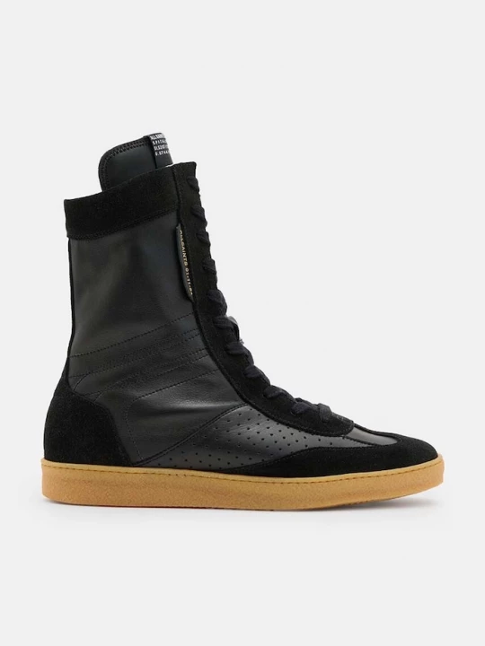 Obrázek produktu AllSaints Kožené kotníkové boty AllSaints Louise High Top černá