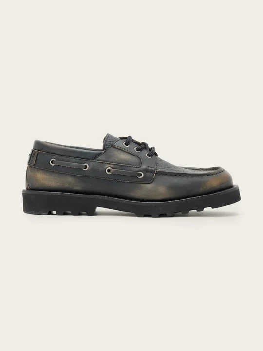 Obrázek produktu AllSaints Kožené polobotky AllSaints Skiff Shoe černá