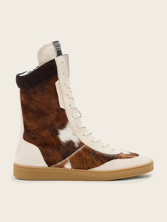Obrázek produktu AllSaints Kožené tenisky AllSaints Louise High Top béžová