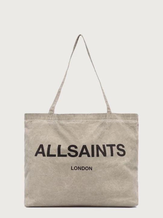 Obrázek produktu AllSaints látková taška pánská bavlněná béžová