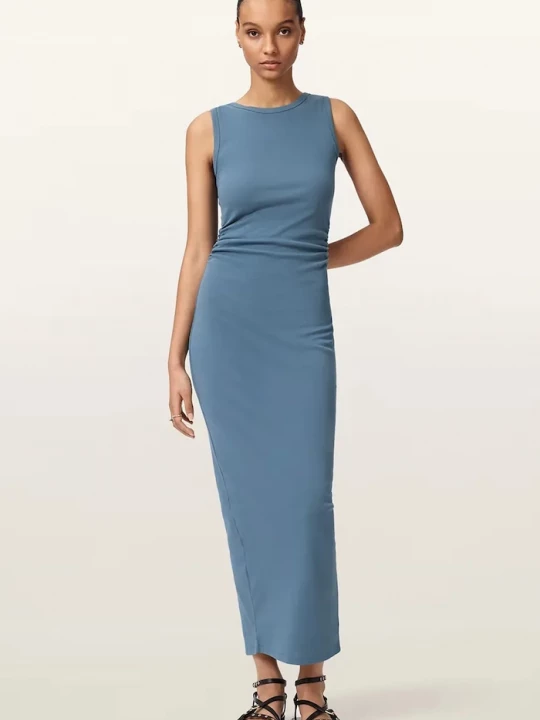 Obrázek produktu AllSaints letní šaty s bavlnou KATARINA DRESS modrá