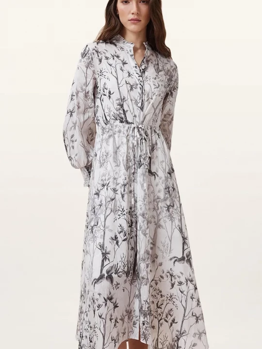 Obrázek produktu AllSaints Lněné šaty AllSaints SKYLAR MAXI
