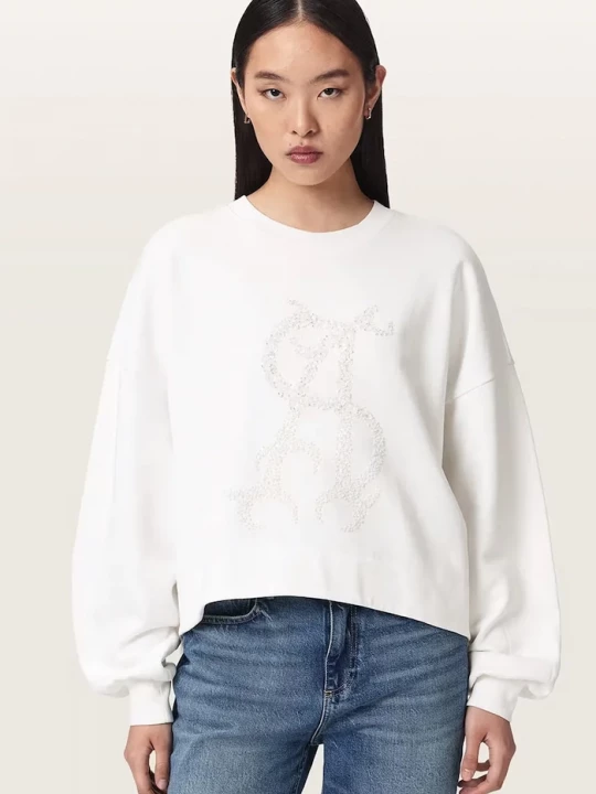 Obrázek produktu AllSaints mikina dámská bavlněná REFLEX LILA
