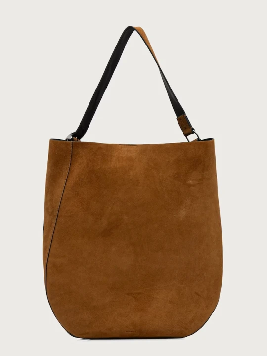 Obrázek produktu AllSaints nákupní taška dámská semišová ESME hnědá