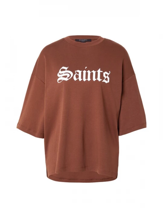 Obrázek produktu AllSaints Oversized tričko 'AMELIE' hnědá / bílá