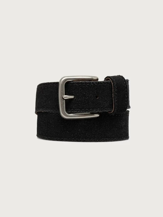 Obrázek produktu AllSaints pásek dámský semišový černá