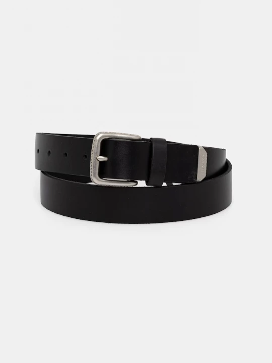 Obrázek produktu AllSaints pásek pánský kožený černá