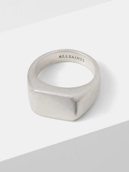 Obrázek produktu AllSaints Pečetní prsten AllSaints stříbrná