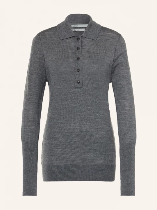 Obrázek produktu Allsaints Pletená Polokošile Martel Z Merino Vlny tmavě šedá