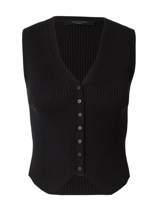 Obrázek produktu AllSaints Pletená vesta 'Cruz' černá