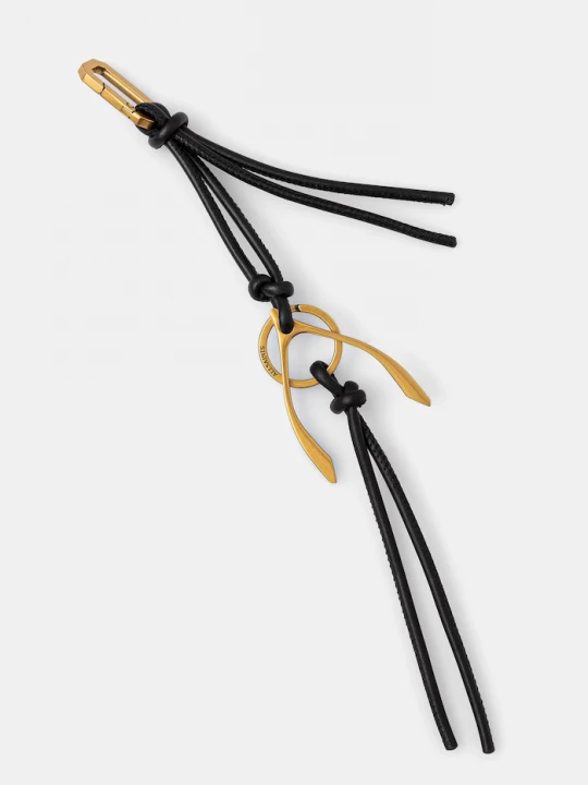 Obrázek produktu AllSaints přívěsek dámský kožený WISHBONE černá