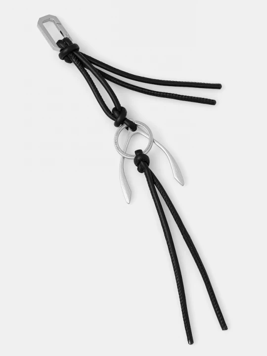 Obrázek produktu AllSaints přívěsek dámský kožený WISHBONE černá