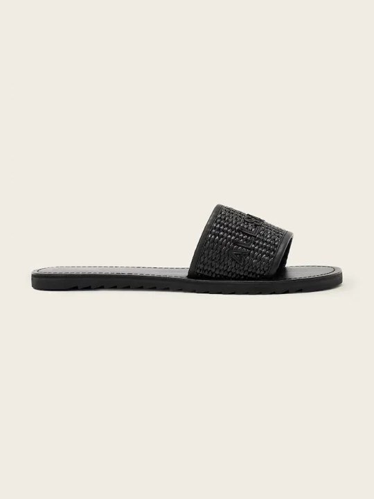 Obrázek produktu AllSaints sandály dámské kožené Hoxton Slider černá