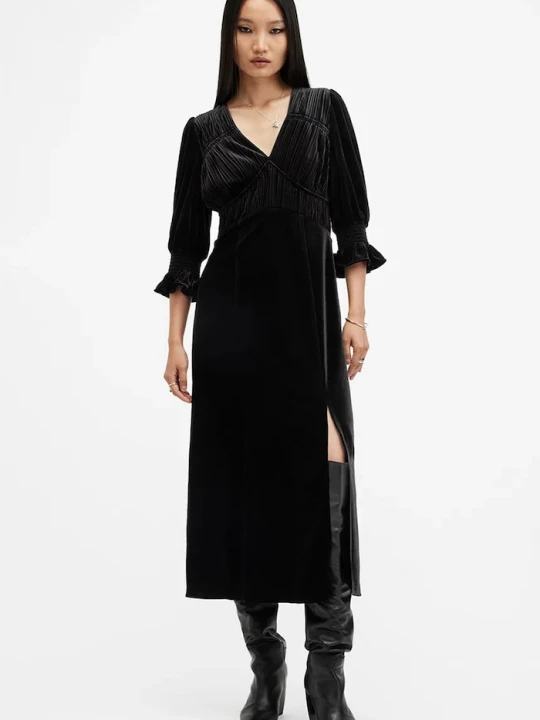 Obrázek produktu AllSaints Šaty AllSaints ANI VELVET černá