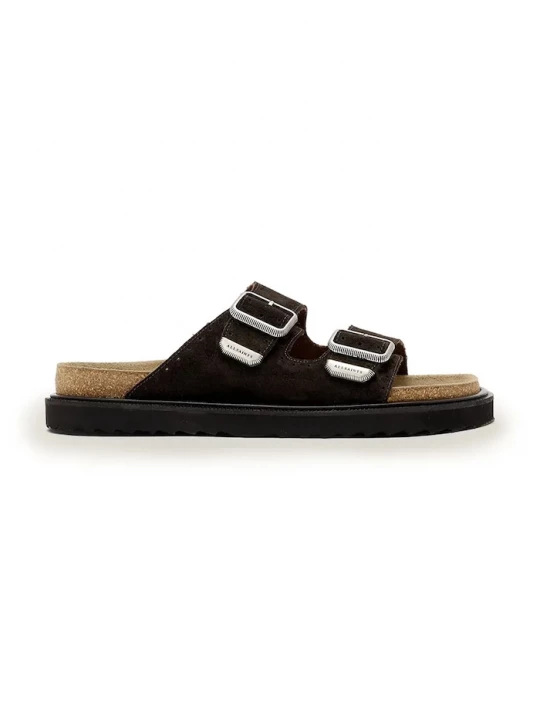 Obrázek produktu AllSaints Semišové pantofle AllSaints Randal Sandal hnědá