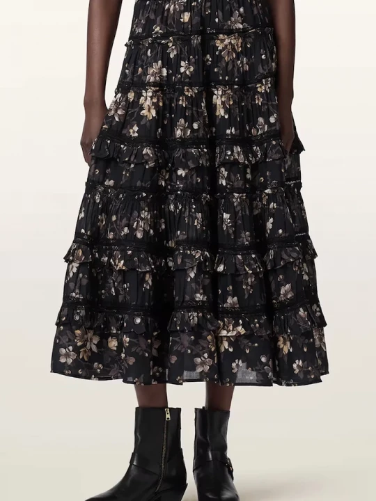 Obrázek produktu AllSaints Sukně AllSaints TALIA černá