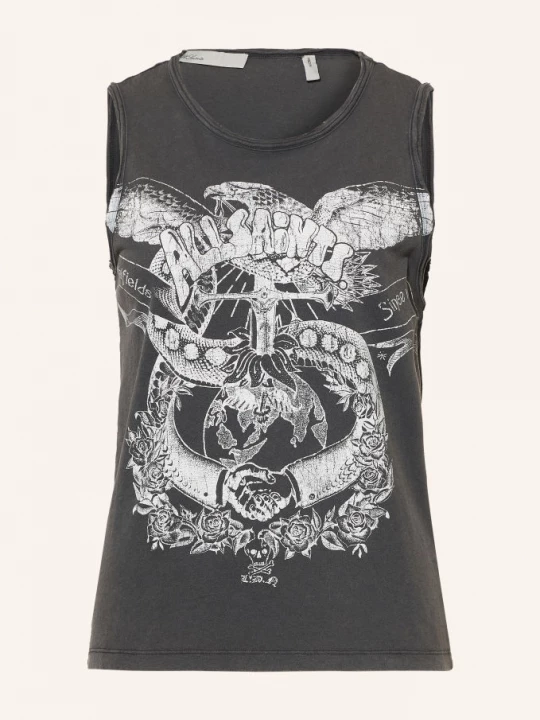 Obrázek produktu Allsaints Top Jenny černá / bílá