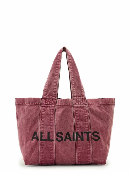 Obrázek produktu AllSaints tote taška dámská bavlněná IZZY růžová
