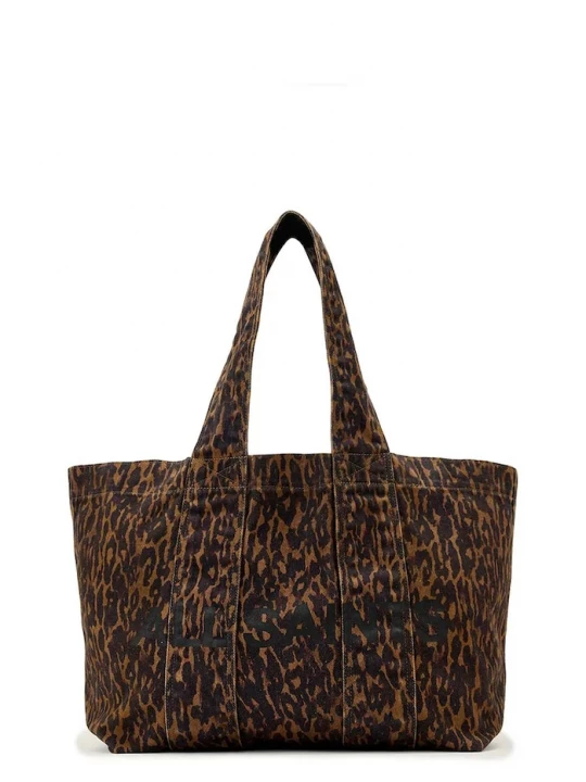 Obrázek produktu AllSaints tote taška dámská kožená IZZY hnědá