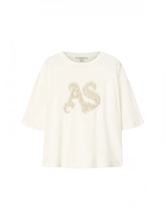 Obrázek produktu AllSaints Tričko 'ICON AMELIE' stříbrná / bílá