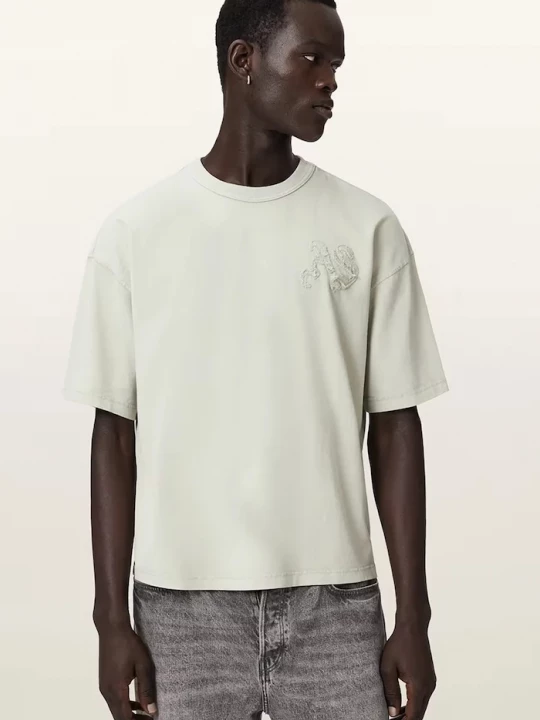 Obrázek produktu AllSaints tričko pánské bavlněné INSIGNIA zelená