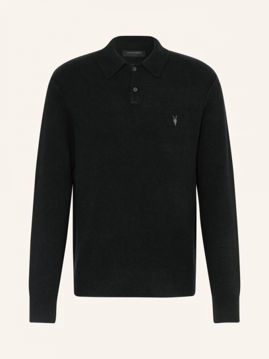 Obrázek produktu Allsaints Úpletová Polokošile Statten černá
