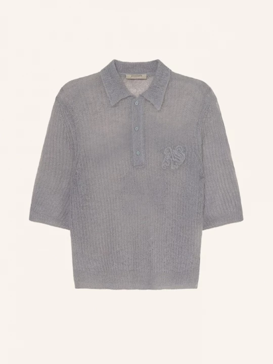 Obrázek produktu Allsaints Úpletové Tričko Anabel S Mohérem tmavě modrá