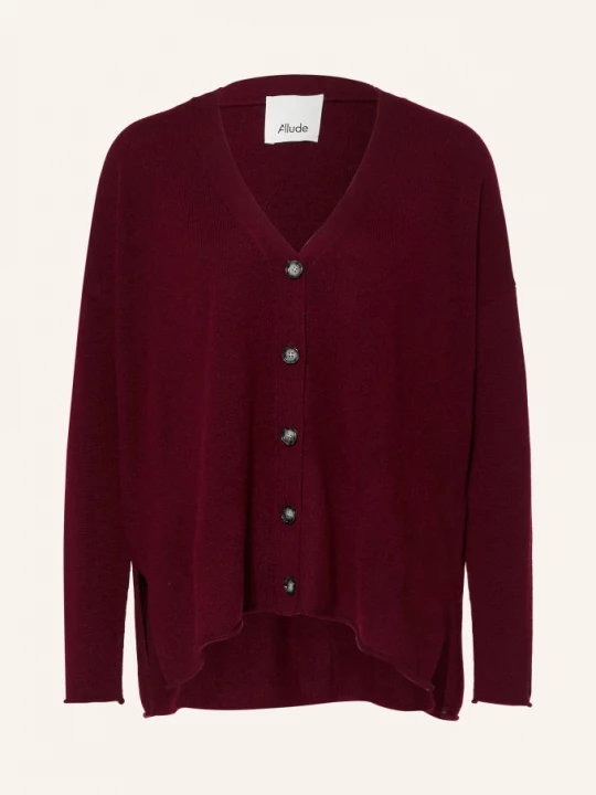 Obrázek produktu Allude Oversized Pletený Svetr Z Kašmíru tmavě fialová