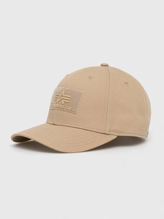 Obrázek produktu Alpha Industries Bavlněná čepice Alpha Industries béžová