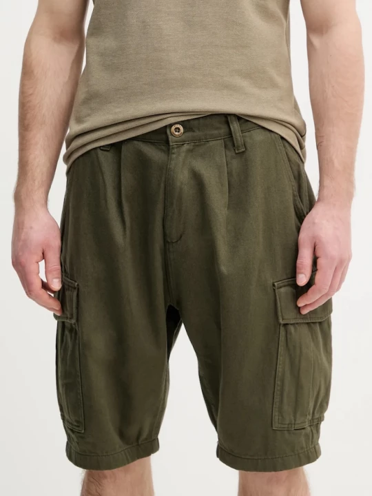 Obrázek produktu Alpha Industries Bavlněné riflové kraťasy Alpha Industries Aircraft zelená