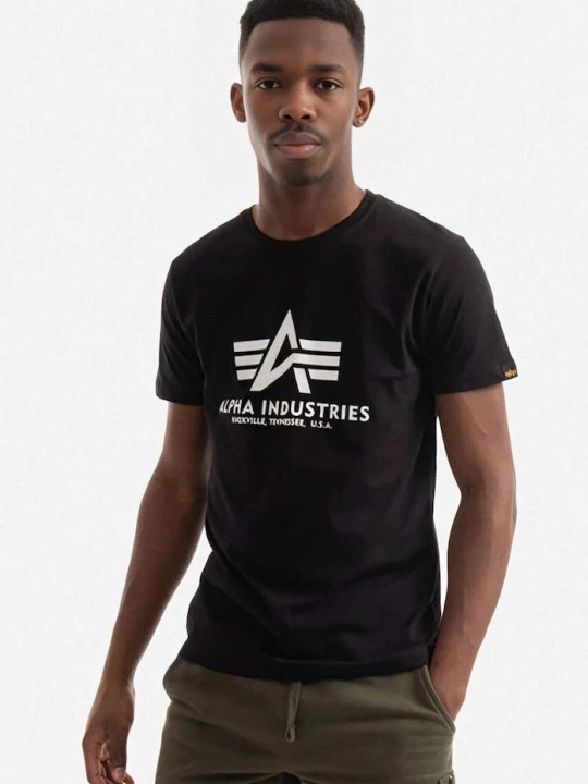 Obrázek produktu Alpha Industries Bavlněné tričko Alpha Industries Basic T-Shirt černá