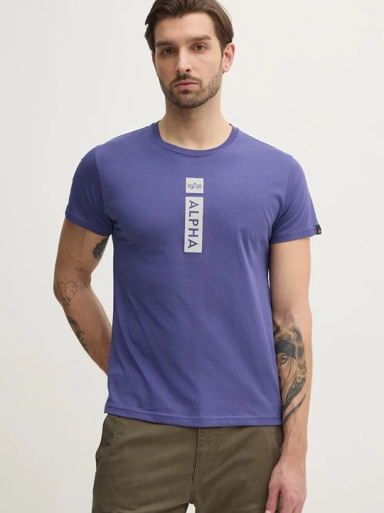 Obrázek produktu Alpha Industries Bavlněné tričko fialová