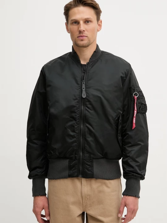Obrázek produktu Alpha Industries Bomber bunda Alpha Industries MA-1 Distressed černá