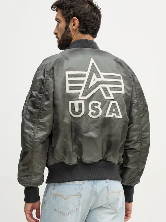 Obrázek produktu Alpha Industries Bomber bunda MA-1 Distressed zelená