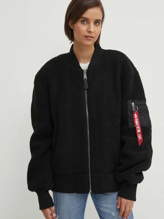 Obrázek produktu Alpha Industries Bomber bunda Alpha Industries Ma-1 Teddy černá