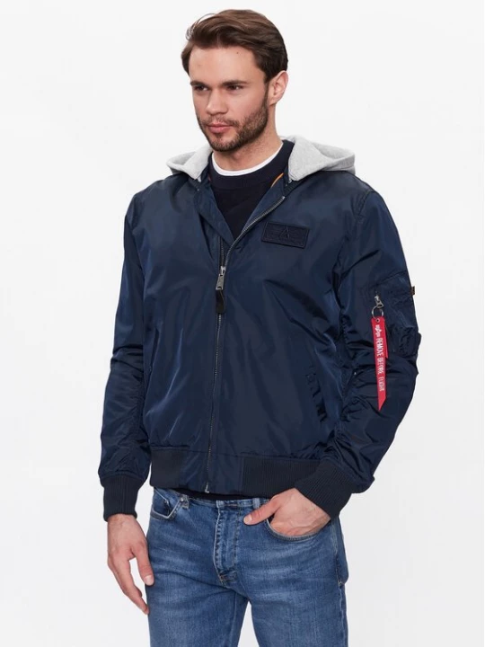 Obrázek produktu Alpha Industries Bunda bomber MA-1 196108 Tmavomodrá Regular Fit