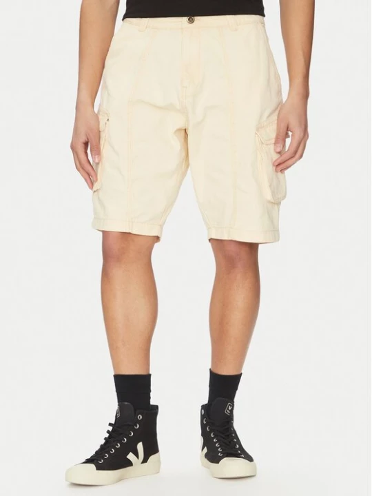 Obrázek produktu Alpha Industries Džínové šortky Canvas Acid 156259 Bílá Regular Fit