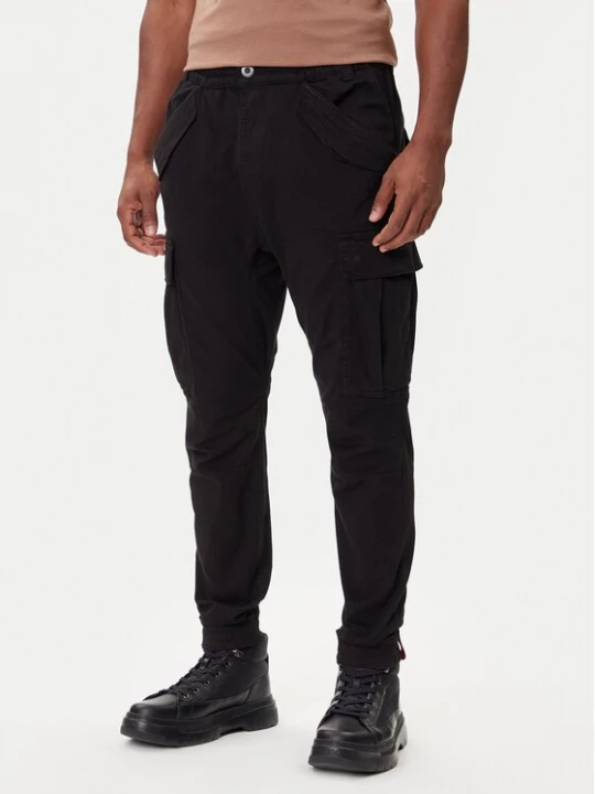 Obrázek produktu Alpha Industries Joggers kalhoty Airman 188201 Černá Tapered Fit