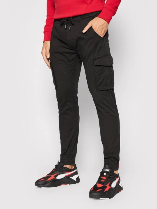 Obrázek produktu Alpha Industries Joggers kalhoty Twill 116202 Černá Regular Fit