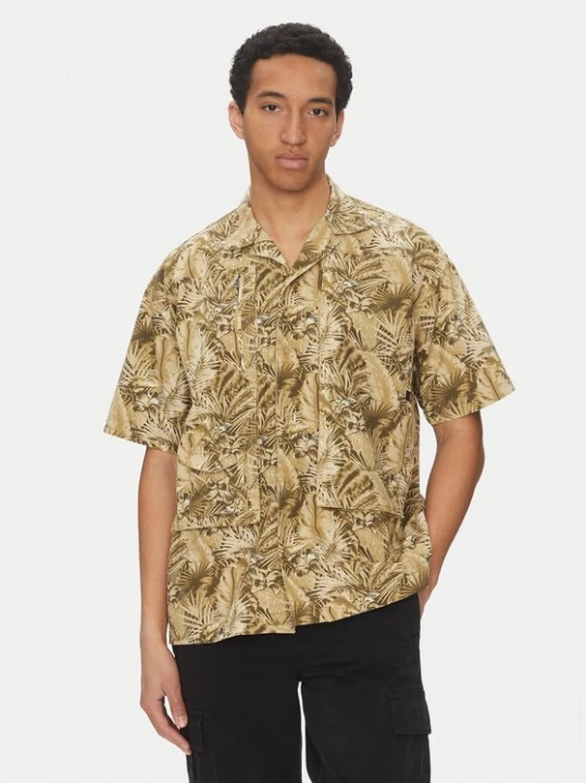 Obrázek produktu Alpha Industries Košile Honolulu Safari 156139 Zelená Loose Fit