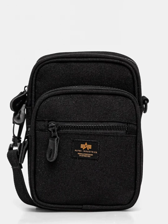 Obrázek produktu Alpha Industries Ledvinka Alpha Industries Label Messenger Bag S černá